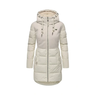 Afbeelding van Ragwear Ashani Block INTL Parka, Dames, Maat: Large, Ecru