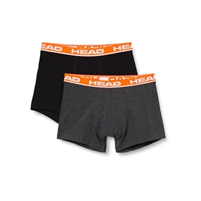 Afbeelding van Head 2ER PACK Stretch Onderbroeken, Heren, Maat: XL, Grau orange