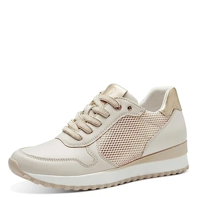 Afbeelding van MARCO TOZZI dames 2 23714 41 Sneaker, Cream Comb, 36 EU