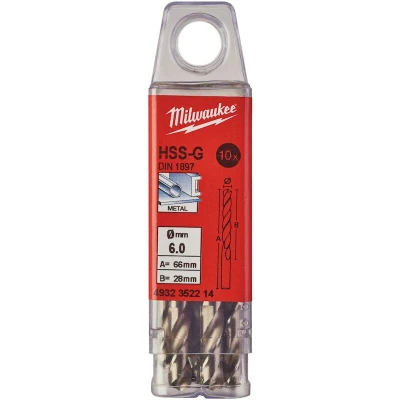 Afbeelding van Metaalboor Hss G Kort 6 X 66 Mm (10 Stuks)