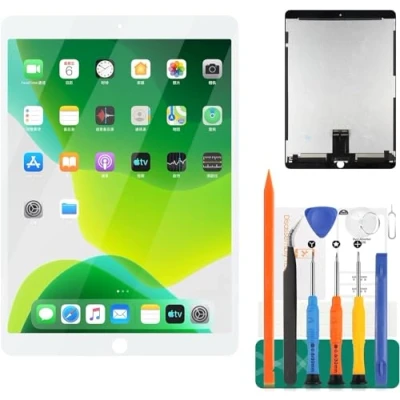 Afbeelding van voor iPad Air 3 2019 Lcd scherm Screen Vervanging 3e Gen A2152 Touch Digitizer Vergadering A2123, A2154, Reparatie Kit (Wit, Geen HomeButton)