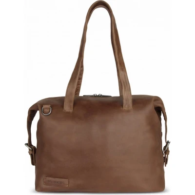 Afbeelding van Plevier Skye 14&quot; Damestas taupe Laptoptas