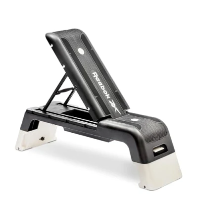 Afbeelding van Reebok verstelbare aerobic step zwart/wit