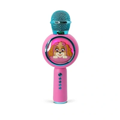 Afbeelding van Paw Patrol Skye PopSing karaoke microfoon draadloos LED verlichting speaker stemvervorming