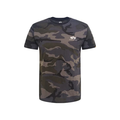 Afbeelding van Alpha Industries Small LOGO Tshirt print, Heren, Maat: Small, Black