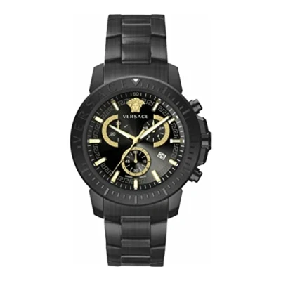 Afbeelding van Versace VE2E00621 horloge mannen Roestvrij Staal antraciet grijs