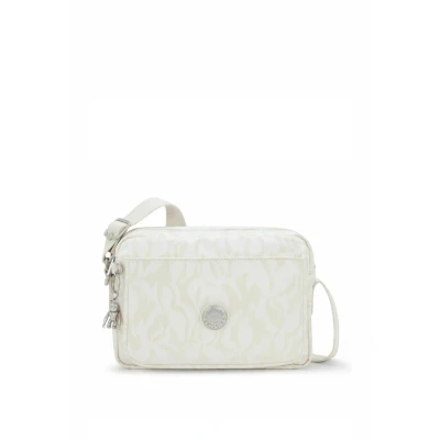 Afbeelding van Kipling Abanu Schoudertas, Dames, Maat: One Size, Palm beige jacquard