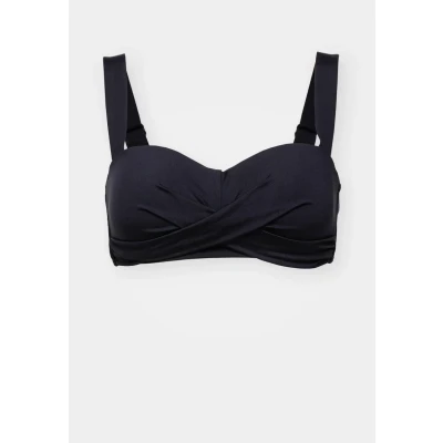 Afbeelding van Lascana Bandeau Bikinitop, Dames, Maat: 42xE, Black