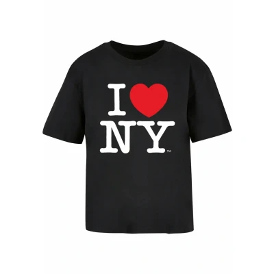 Afbeelding van Merchcode Tshirt print, Dames, Maat: XS, Black