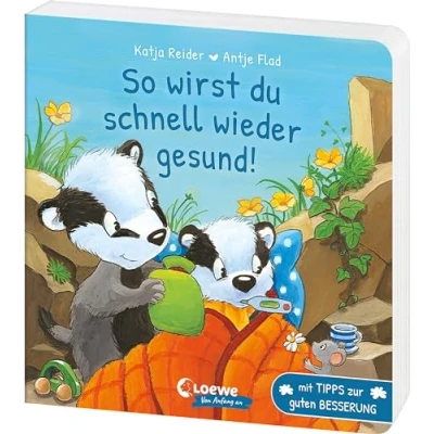 Afbeelding van So wirst du schnell wieder gesund!: Liebevolles Pappbilderbuch für Kinder ab 18 Monaten Mit Tipps zur guten Besserung