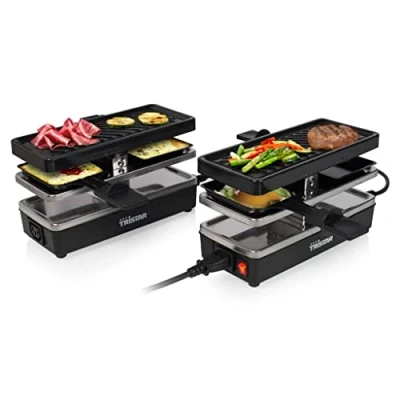 Afbeelding van Gourmetstel RA 2742 4 persoons 800 W 23,8x10,4 cm zwart