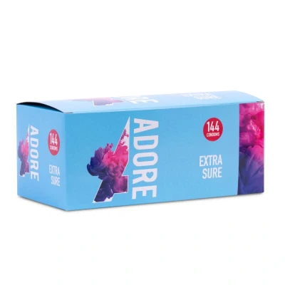 Afbeelding van Pasante Adore Extra Sure Condooms 144 stuks