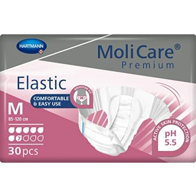 Afbeelding van Molicare Premium Slip Elastic 7 gouttes Medium 1 paquet de 30 protections
