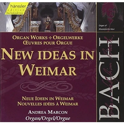 Afbeelding van Andrea Marcon Organ Works: New Ideas In Weimar (CD)