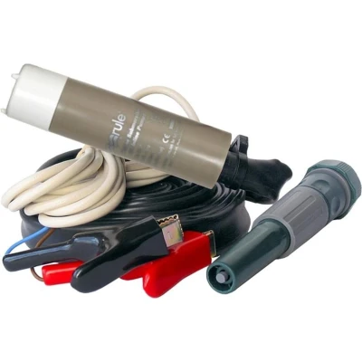 Afbeelding van Rule Slimline Pompen Portable Kit Kit: Cap. 1892 Ltr/U, Spanning: 12 volt, Afmetingen: 38 x 165, Slangaansluting: 19mm, Opvoerhoogte: 9,7 mtr.