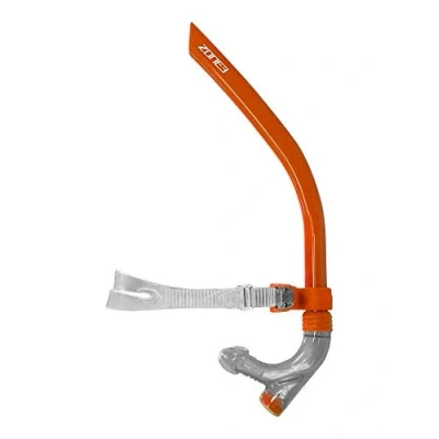 Afbeelding van ZONE3 Voorzijde gerichte zwemboor snorkelen, oranje/grijs, één maat
