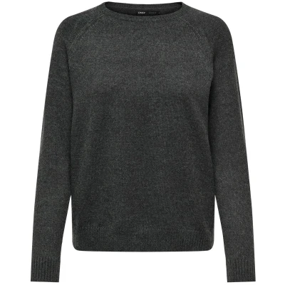 Afbeelding van Only Onllesly Kings L S Pullover Knt Noo 15170427 Donkergrijs Dames The Stone