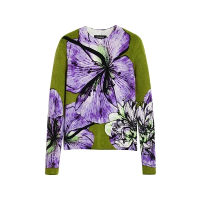 Afbeelding van Desigual Trui olijfgroen / gemengde kleuren