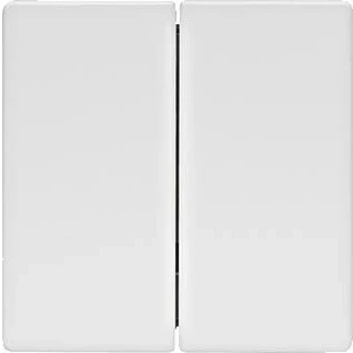 Afbeelding van Berker Q.1/Q.3 drukknop impulsdimmer 2 voudig wit fluweel