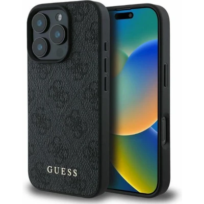 Afbeelding van Guess GUHCP16LG4GFGR iPhone 16 Pro 6,3&quot; zwart/zwart hardcase 4G Classic