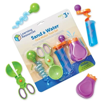 Afbeelding van Montessori Zand en waterset 4 stuks Learning Resources