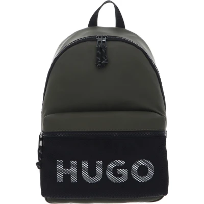 Afbeelding van HUGO HANS Backpack Rugzak, Heren, Maat: One Size, Dark beige