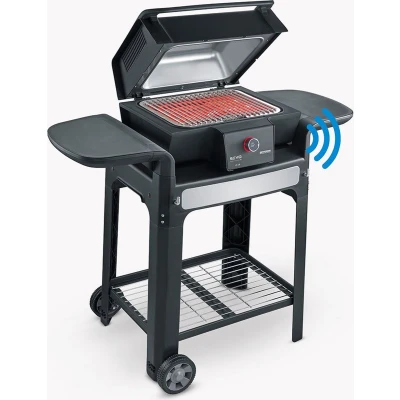 Afbeelding van SEVERIN PG 8139 SEVO SMART CONTROL GT Elektrische barbecue Grill voor binnen en buiten 3000 W 80 500 C Direct &amp; Indirecte Zone Inclusief statief