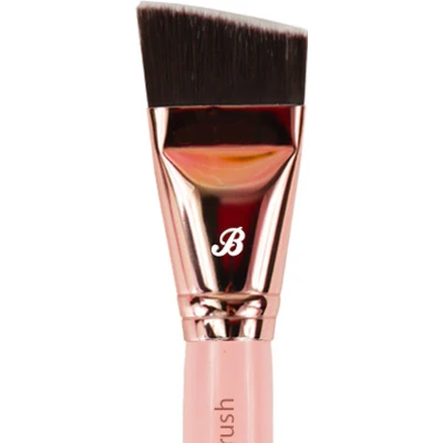 Afbeelding van Boozyshop ® contour Kwast Pink &amp; Rose Gold Angle Shader Brush Geschikt voor cream Make up Kwasten Hoge kwaliteit Contourkwast