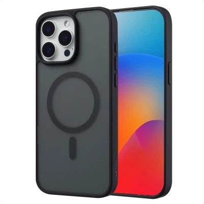 Afbeelding van Apple iPhone 15 Pro Max MagSafe Hoesje Kunststof imoshion Hardcase/Backcover Zwart Telefoonhoesje