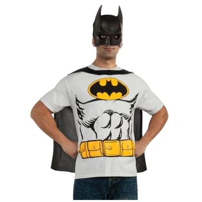 Afbeelding van Rubie&#039;s Officiële Batman T Shirt Set, Volwassen Kostuum X Large