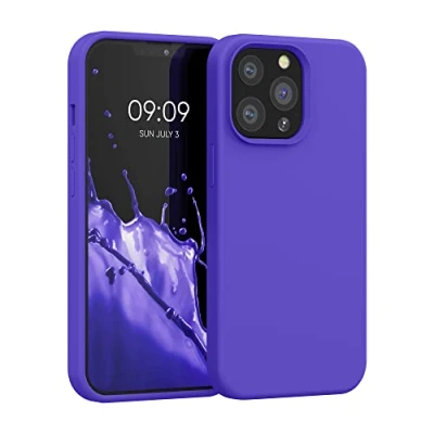 Afbeelding van kwmobile telefoonhoesje compatibel met Apple iPhone 13 Pro hoesje Zachte case voor smartphone Back cover in blauwpaars