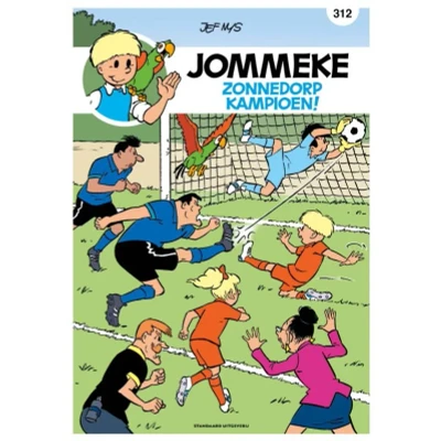 Afbeelding van Jommeke strip 312 Zonnedorp kampioen!
