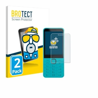 Afbeelding van BROTECT (2 Stuks) Antireflecterende Beschermfolie voor Nokia 235 4G (2024) Anti Glare Screen Protector, Mat, Ontspiegelend