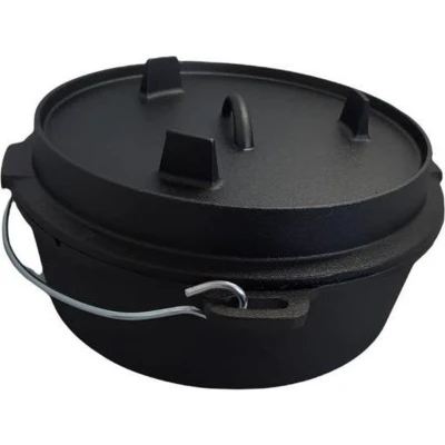 Afbeelding van Keij Kamado 6 QT Gietijzeren Dutch Oven, zonder pootjes