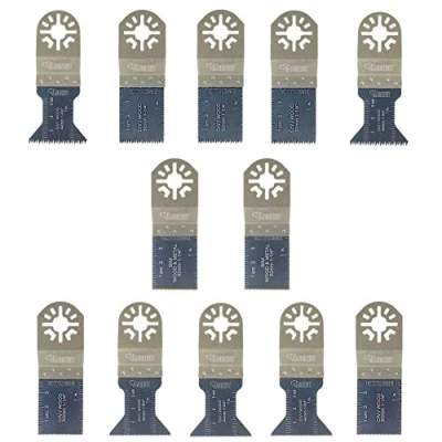 Afbeelding van 12 x SabreCut PRK12A Mix Blades voor Bosch Fein (Non StarLock) Makita Milwaukee AEG Batavia Einhell Ergotools Hitachi Parkside Ryobi Worx Werkzone Multitool Multi Tool Accessoires