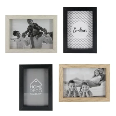 Afbeelding van THE HOME DEO FACTORY Cadre Photo Multiple Pele Mele 4 Vues Deco Souvenirs