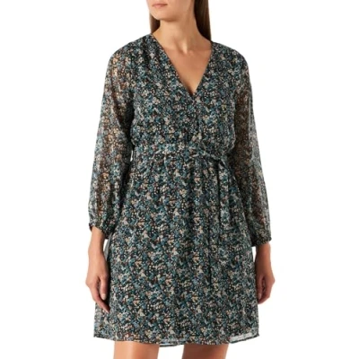 Afbeelding van ONLY Gekleed dames Onlcera 3/4 korte jurk Wvn Noos,Balsem Groen/Aop: Fall Ditsy,S