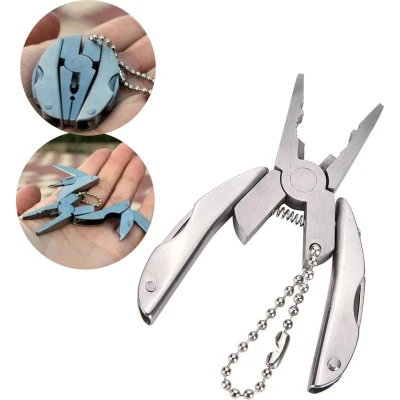 Afbeelding van Draagbare Multitool Multi Gereedschap Mini Tangen Tool Roestvrij Staal Sleutelhanger Schroevendraaier Outdoor LOUZIR