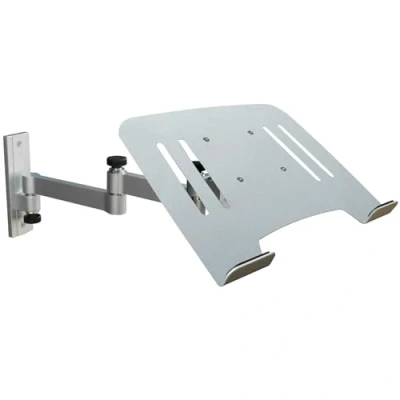 Afbeelding van Universele Muurbeugel zilver met Laptop Netbook Notebook Adapter Plaat Shelf Model: L52S IP3S