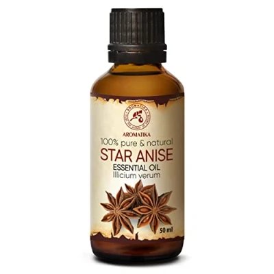 Afbeelding van Anijs Essentiële Olie 50ml 100% Puur &amp; Natuurlijk Aromatherapie Geurolie Geurverspreider Ontspanning Toevoegen aan Bad Cosmetica Massage Wellness Aroma Lamp Of Elektrische Diffuser