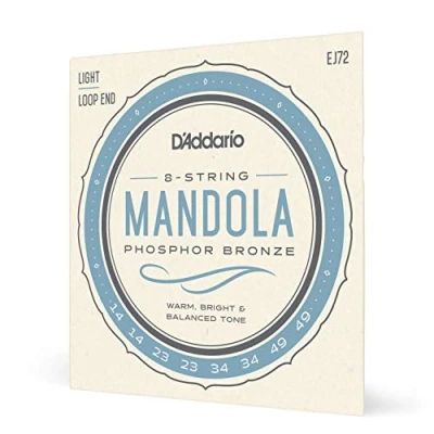 Afbeelding van D&#039;Addario EJ72 Light 14 49 Mandola snaren Fosforbrons
