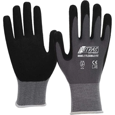 Afbeelding van 3 paar Nitra 8800 Flexible Fit werkhandschoenen volgens EN 388 Gr 09/L