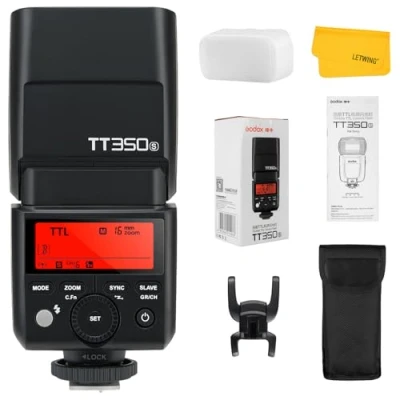 Afbeelding van GODOX TT350S 2.4G HSS 1/8000 s TTL GN36 camera Speedlite Compatibel met Sony spiegelloze digitale DSLR A7 A7R A7S II III A6300 A6000 (TT350S)