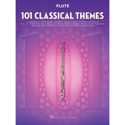 Afbeelding van 101 classical themes for flute traversiere