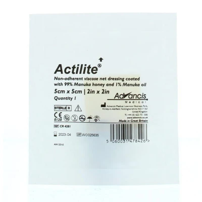 Afbeelding van Advancis Actilite manuka non adh. netverband viscose 5 x 1 stuks