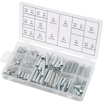 Afbeelding van KS Tools Assortiment druk en trekveren 200 delig