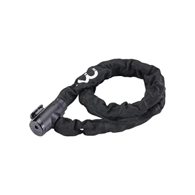 Afbeelding van BBB Cycling PowerLink Chain Cable Fietsslot Kettingslot Fiets Sleutelslot Zwart 100 x 0,5 cm BBL 48