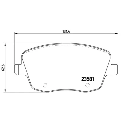 Afbeelding van Brembo Remblokset P 85 057