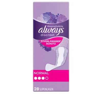 Afbeelding van Always Discrete incontinentiepads voor vrouwen Normal Pack 28, absorberen geuren en vocht, voorkomen lekkage
