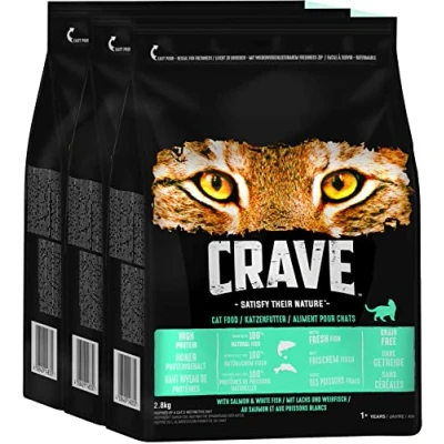 Afbeelding van Crave Kattenzak Zalm En Witvis 2,8Kg